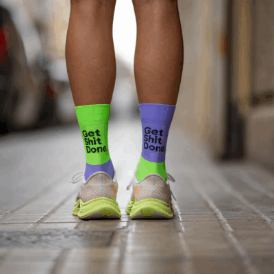 Laufsocken Sporcks GET SHIT DONE grün - Image 4