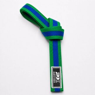 PX Budo Kids Softbelt, grün-blau 280cm
