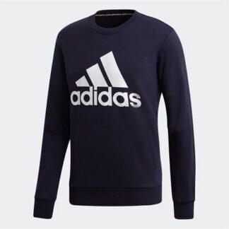 adidas Must Haves Badge of Sport Crew Herren Sweatshirt dunkelblau | Omidis.de