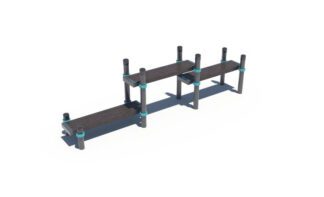 K028 Triple Level Bench