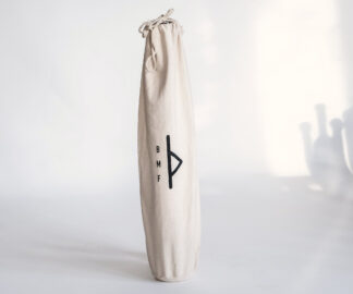 'Long' Canvas Duffel Bag – suitable for kai karlai, pendulum clubs & yoga mats - BMF BodyMindFit circular fitness tools