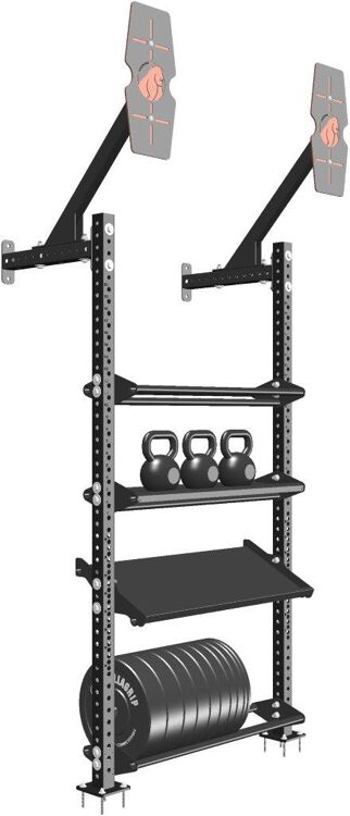 Hybrid Storage Rig 2x Wallball Target Wallmount