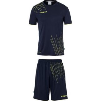 uhlsport Score 26 Set Kinder Trikot+Shorts  dunkelblau/gelb | Omidis.de