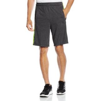 adidas Essentials 3S Shorts dunkelgrau/neongelb | Omidis.de