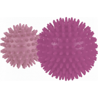 Massageballset 6 und 8 cm rose-berry