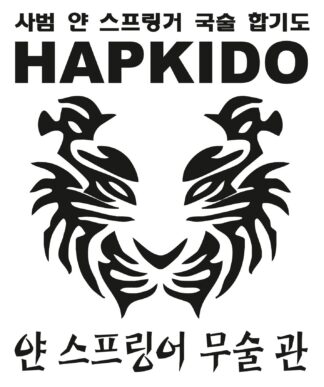 Flex-Rückendruck "Hapkido" weiß