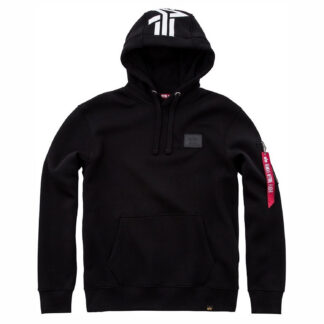 Alpha Industries Back Print Hoody Pullover schwarz weiß 178318 03
| Sporthaus Marquardt