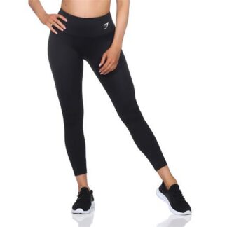 Gymshark Fraction Damen Leggings, Tights  schwarz/weiß | Omidis.de
