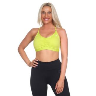 Gymshark Ruched Sports Bra  neongelb | Omidis.de