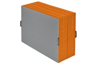 Weichbodenmatte klappbar orange - 300 x 200 x 40 cm