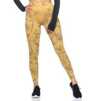 Gymshark Adapt Camo Seamless Damen Leggings, Tights  gelb | Omidis.de