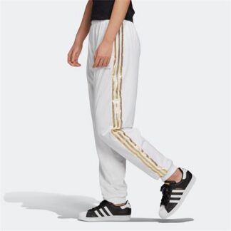 adidas Originals SST 2.0 Damen Trainingshose gold/weiß | Omidis.de