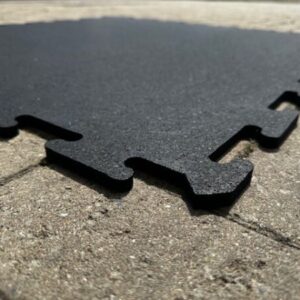 10mm Fitness- & Bodenschutz- “Puzzlematte-Rand” 956x956x10mm schwarz - Image 22
