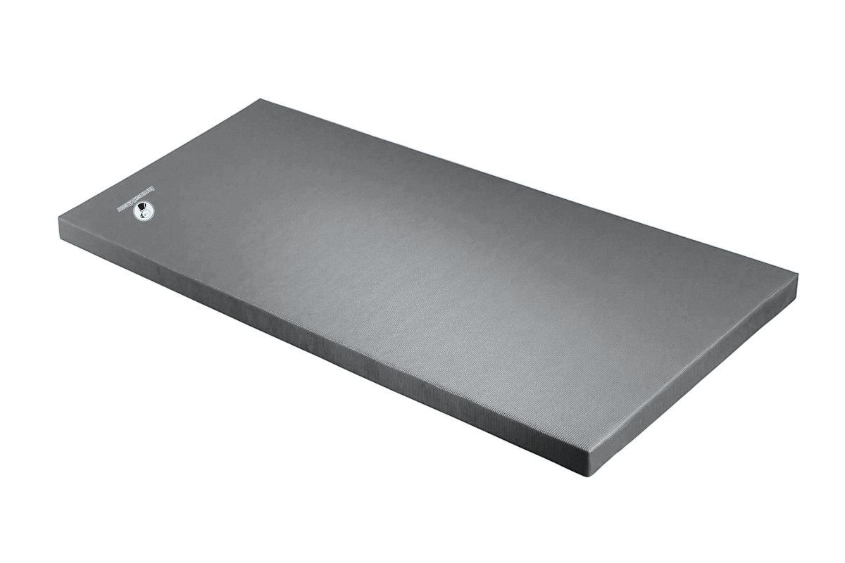 Schulturnmatte geringsteif grau - 200 x 100 x 5 cm