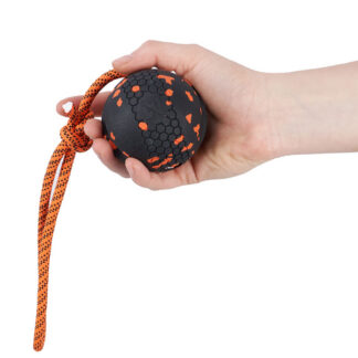 Non-stop dogwear Dog ball on rope  70mm| 8103
| Lauflust.de