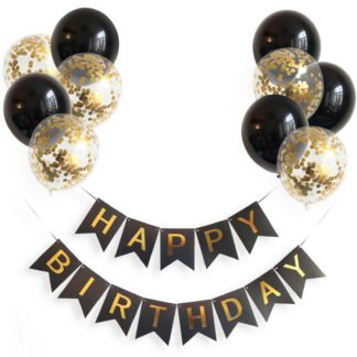 Luftballons Girlande Geburtstag Set Schwarz/Gold
| ROB’S BALLOONS