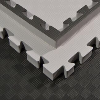 Kampfsportmatten Wendematte grau / schwarz 100x100x4cm