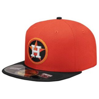 New Era Cap 59FIFTY - Basic Black On Black Full Cap  orange/schwarz | Omidis.de