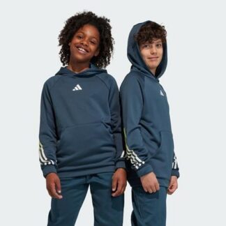 adidas Train Icons AEROREADY 3S Kinder Hoodie  weiß | Omidis.de