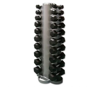 Hex Kompakt Hantelsatz Gummi 1 bis 10 kg - Sport Enzinger