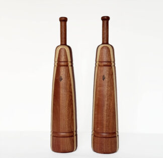 Premium Persian Starter Meels – Striped Sapele & Ash – 2.5kg (5kg set) - BMF BodyMindFit circular fitness tools