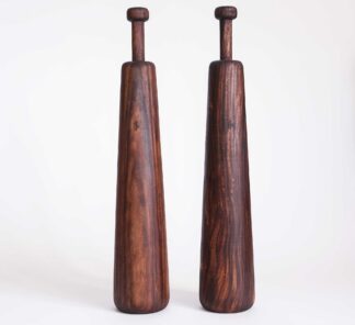 Indian Jori Clubs – 9 to 11kg walnut - BMF BodyMindFit circular fitness tools