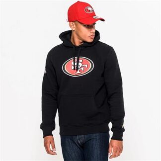 New Era NFL Team Logo Herren Hoodie  schwarz | Omidis.de