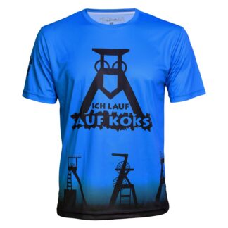 Ich lauf auf Koks Funktions T-Shirt Arenablau für Männers
| Lauflust.de
