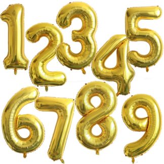 Luftballon Zahl 0-9 Gold 100 cm
| ROB’S BALLOONS