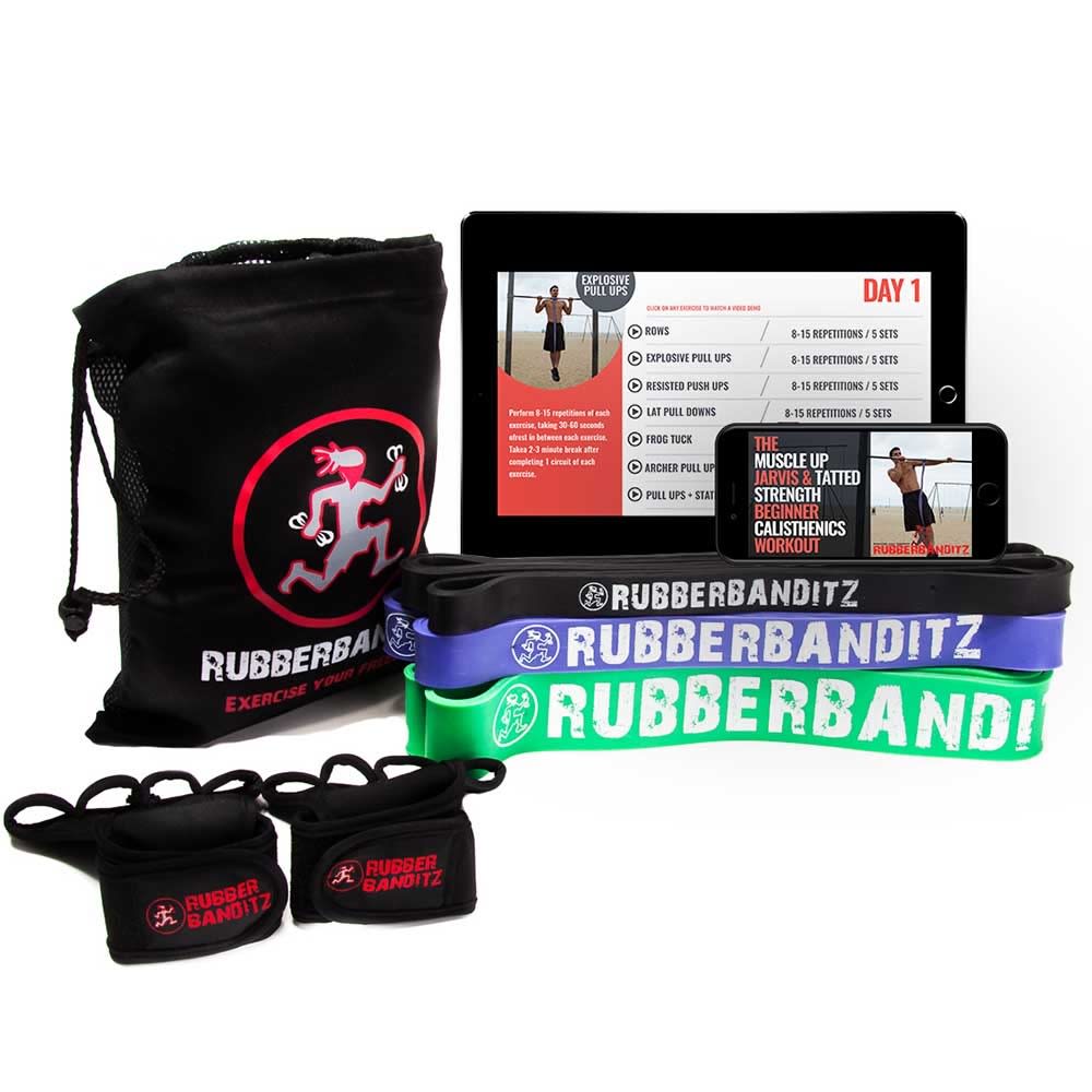 Rubberbanditz Calisthenics Racks: Pull-Up Bar | P-Bars (free shipping) - Image 11