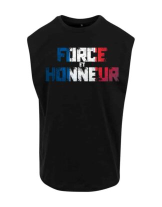 T-shirt sans manche Force & Honneur | Musculation France
