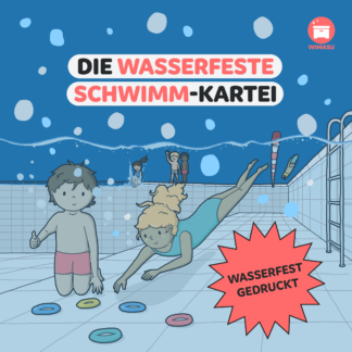Wasserfeste Übungskartei für den Schwimmunterricht | WIMASU