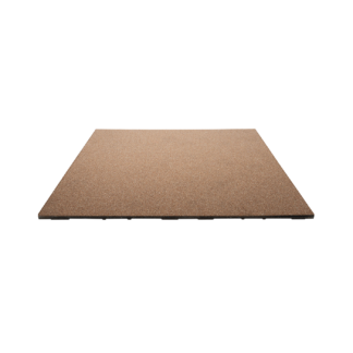 Fitness Bodenschutzmatte Connect Beach (Braun) - 100 x 100 cm