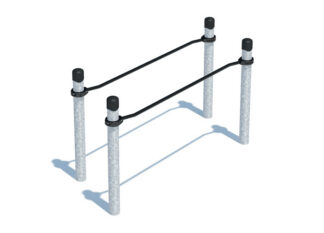 P-ZN-004 Curved Parallel Bars