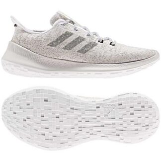 adidas SENSEBOUNCE + Damen Laufschuhe  grau/weiß | Omidis.de
