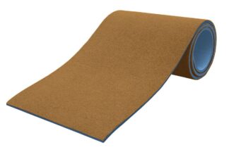 Bodenturnfläche gelb-braun - 6 Bodenturnmatten 1200 x 200 x 2,5 cm