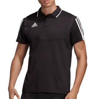 adidas Tiro 19 Cotton Polo Poloshirt schwarz/weiß | Omidis.de