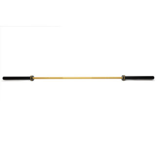 Olympische Barbell 20 kg - Gold Shaft Black Sleeves