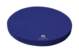 Weichbodenmatte rund ungeteilt dunkelblau - 120 x 15 cm