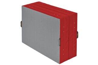 Weichbodenmatte klappbar rot - 200 x 200 x 40 cm