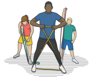 Widerstandsbänder im Sportunterricht | Unterrichtsmaterial