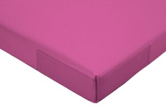 Superleichtturnmatte Therapie mit Klettecken pink - 200 x 100 x 8 cm