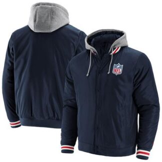 Fanatics NFL NHL Sateen Herren Jacke  dunkelblau | Omidis.de
