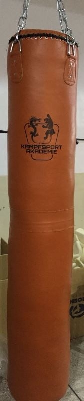 Echtleder-Boxsack, ca. 130 x 35 cm, gefüllt, Preis auf Anfrage!