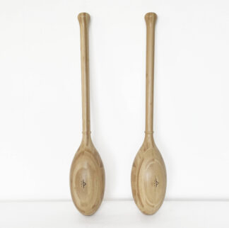Long Victorian Teardrop Indian Clubs – 1.1kg (2.4lb) bamboo - BMF BodyMindFit circular fitness tools