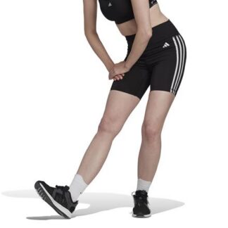 adidas Damen Training Essentials 3-Streifen High-Waisted kurze Leggings schwarz/weiß | Omidis.de