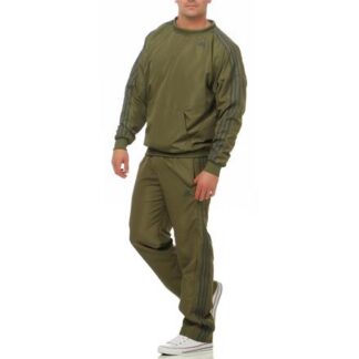 adidas TS Young Herren Climalite Trainingsanzug olivgrün | Omidis.de