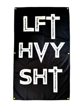 Drapeau Motivation Musculation | LFT HVY SHT
