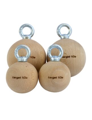 Spheres Sets - Wood Balls for Climbing Training with Steelring
