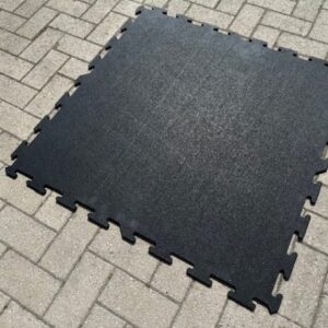 10mm Fitness- & Bodenschutz- “Puzzlematte-Rand” 956x956x10mm schwarz - Image 24